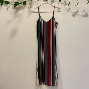 Sleeveless Slip Dress Midi